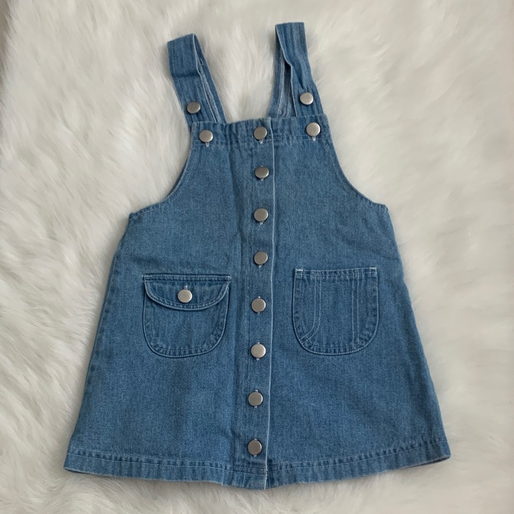 Stylish Kids Denim Overall Dress